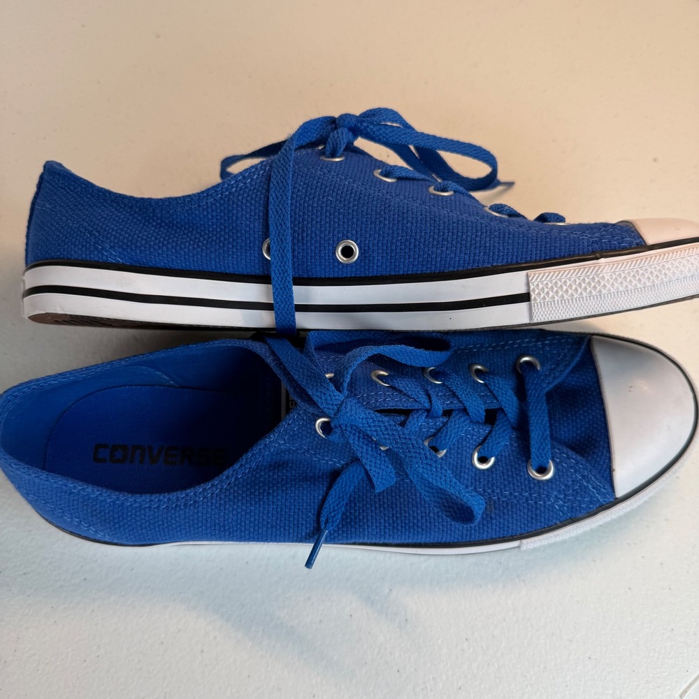 Converse Chuck Taylor All Star Dainty Ox Laser Blue Canvas Sneaker 10 - Picture 7 of 12